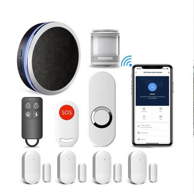 China Anti Intruder OEM Wifi Smart Door PIR Motion Detector Magnetic Contact Sensor Wireless Home Burglar Security Alarm System for sale