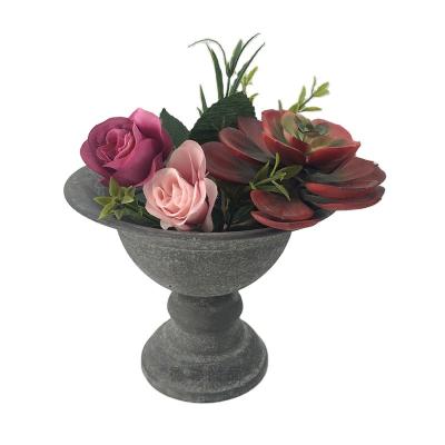 China 2022 hot sale antique classic minimalist metal flower vase decorative vase. for sale