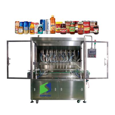 China Automatic food bottle oil filling machine/beef sauce filling machine/liquid filling machine for sale