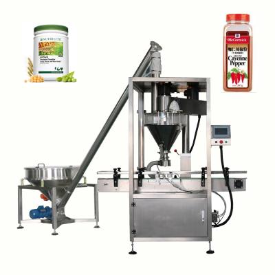 China Food Powder Filling And Capping Sealing Machine Coding Labeling Production Line for sale