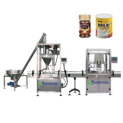 China Food PLC Controlled Coffee Milk Powder Filling And Sealing Machine Powder Filiing Packing Line for sale