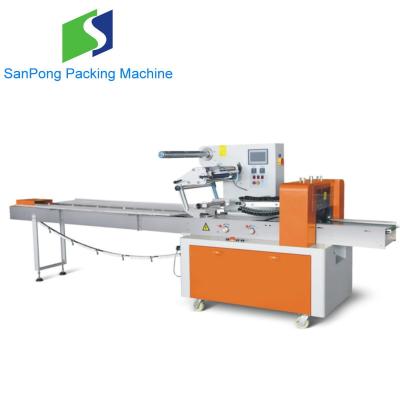 China Automatic Food Flap Seal Wrapping Equipment Horizontal Baked Bag Packing Machine Food Wrapping Machine for sale