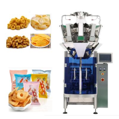 China Food Multihead Vertical Weigher Madeleine Bread Packaging Machine for sale