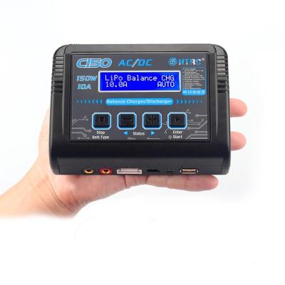 China HTRC LiPo Battery Charger Standard LiPo Charger, Battery Balance Charger Discharger 150W 10A AC/DC for Li-ion/Life/NiCd/NiMH/LiHV/PB/Smart Battery for sale