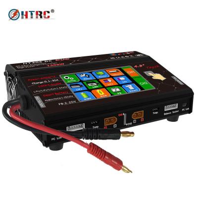 China Vehicles & DUO RC Toy Lipo Battery Balance Charger 600W*2 30A*2 Dual LCD Touch Screen Lilon/LiPo/LiFe/LiHV Remote Control Battery Charger DC Toys HTRC HT306 for sale