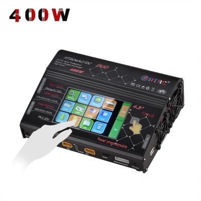 China Vehicles & HTRC Toys HT206 AC/DC DUO RC Toy Lipo Battery Balance Charger 400W 40A LCD Remote Control Dual Port Touch Screen For Lilon/LiPo/LiFe/LiHV Battery for sale