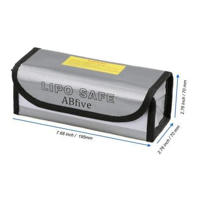 China HTRC 2pcs Lipo Battery Standard Battery Bag Storage Safe Pouch Flame Retardant Explosion-proof Guard for Charging and Storage for sale