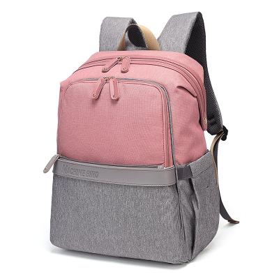 China Large Multifunctional Waterproof Mom Diaper Bag Waterproof Backpack With USB Charging Port for sale