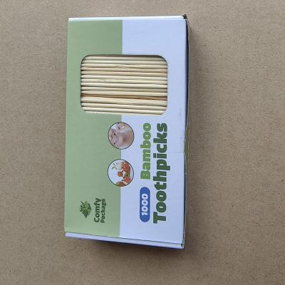 China 2000 Disposable Sturdy Safe Natural Wooden Bamboo Toothpicks For Teeth Cleaning, Unique Design Home Decoration, Uncommon Gift, 2 Packs for sale