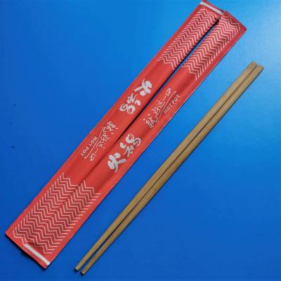 China BAMBOO Film Paper Packaging Disposable Plastic No Environmental Protection Wholesale Chopsticks for sale