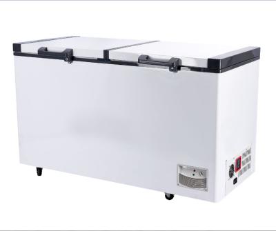 China Commercial Hotel Chest Deep Solar 508L DC Power 24 Volt Freezers for sale