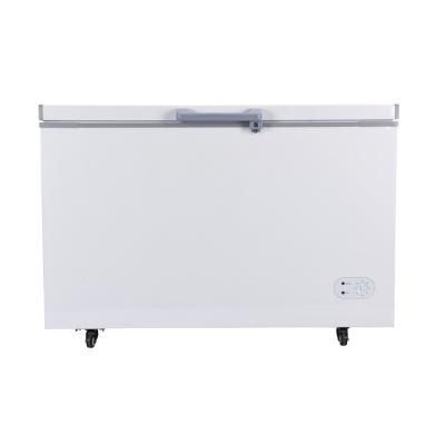 China High Quality Solar Garage DC Compressor 12V 328L 100MM Chest Freezer for sale