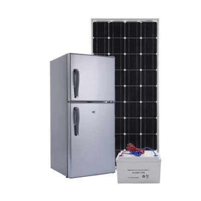 China Mini COMPRESSOR 4.17 cu.ft Top Freezer Solar Portable Refrigerator BCD-118 for sale