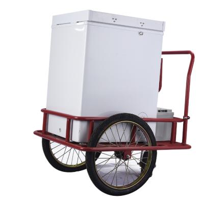 China Cargo popsicle and ice cream push cart for sale