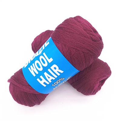 China Factory Directly Sell Brazil Wool Hair Yarn Fancy Yarn for sale