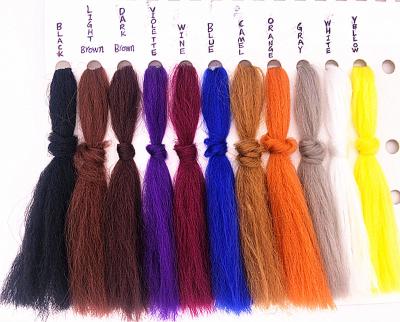 China Wholesale Brazilian Hair Yarn Fancy Yarn Factory African Wool Hair Knitting Twists Brazilian Wool Hair From Brazil For Braiding for sale