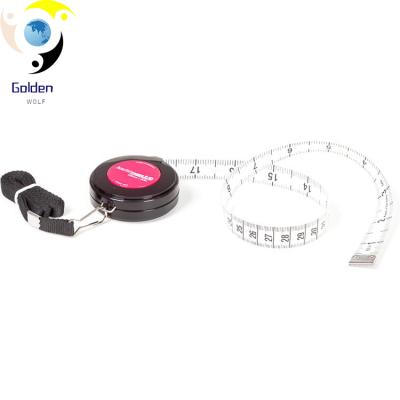 China ABS & German Quality 60inch/150cm Plastic Mini Automatic Tape Measure For Tailor Cloth Ruler Sewing Measuring Tape for sale