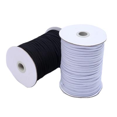 China Elastic Braid Elastic 3mm 5mm 6mm 7mm 8mm 9mm 10mm 12mm 16mm for sale