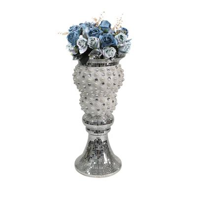 China CLASSIC 40cm Custom Design Modern Bulk Presents Stores Glass Flower Pot Vases for sale