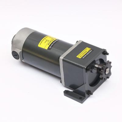 China 12V 24v 36v 90v 110v 220v 90W 120W 150W 200W 250W 1800rpm 80mm DC gear waterproof motor for packing machines for sale