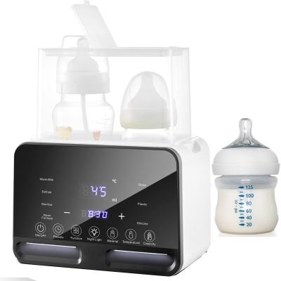 China Restaurant Hotel Room Kitchen Water Bottle Sterilizer Food Milk Bottle Feeding Warmer Home Multi-Function Milk Warmer Baby Quick Dual Warmer for sale