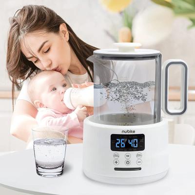 China Fast heating hot sale! Smart Fast Heating Boiling Temperature Control 9 in 1 Electric Baby Formula Kettle Sterilizer Baby Bottle Warmer for sale