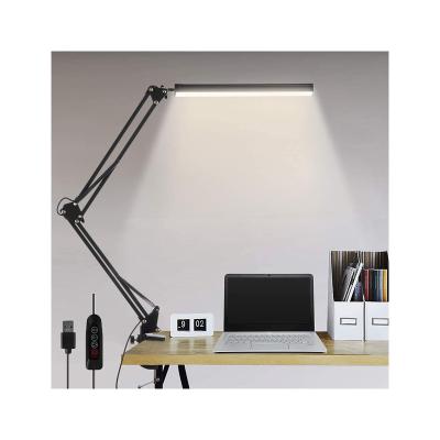 China Small Touch Energy-saving Light TV Room Eye Care Light Clip Lamp Desktop Swing Arm LED Environmental Protection Desk Lamp for sale