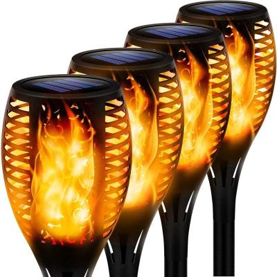 China Environmental Protection Solar Garden Light Energy Saving Decoration Led Flame Retardant Effect Flame Torch Lamp Solar Landscape Battery Flashing Solar Light for sale