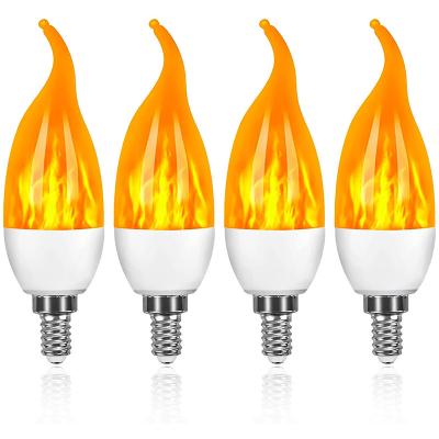 China Energy-saving environmental protection LED mini flame flashing light bulb, realistic flame flashing effect, flame light for sale