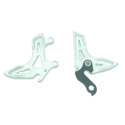 China Aluminium alloy 6061 bike frame part custom casting services aluminum alloy forging bicycle part bicycle forged dropout for sale