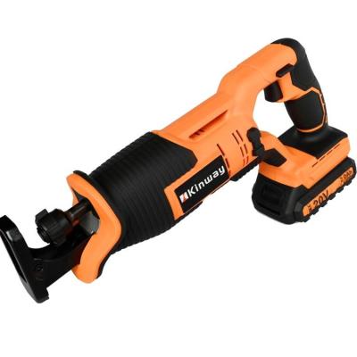 China 20V Rechargeable Cordless Wood/Lithium Plastic Brushless Reciprocating Saw for Metal Wood Cutting for sale