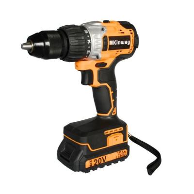 China KINWAY 20V 50N.m Rechargeable Cordless Screwdriver Drill with Brushless Motor KWCD1802 for sale