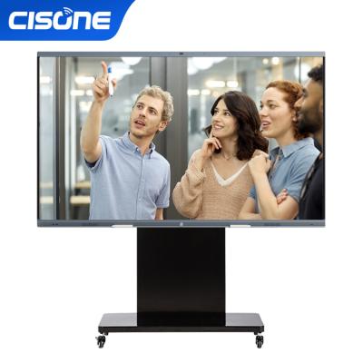 China CISONE Finger Touch Screen 4K Android Led Interactive Flat Panel 65 Inch Touch Screen Smart Conference Show 65 Inch 75 Inch 86 Inch for sale