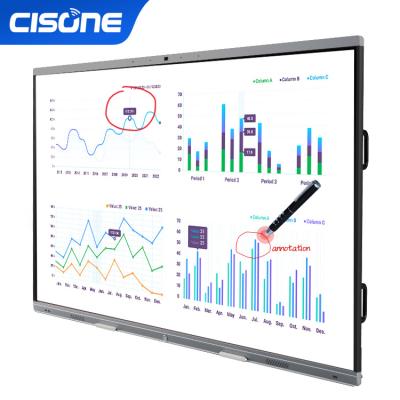 China price 1895.04mm*1065.96mm classroom lcd flat screen IWB digital electronic smart interactive interactive white quadro magnetica lavagna board for sale