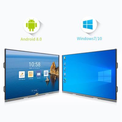 China Business. Education.Training.Office. Security LT Capacitive Interactive Touch Screen Panel 65 Inch Android LCD Interactive Panel Win 10 Smart Monitor 11.0 i7 for sale