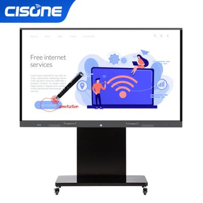 China Android LED Smart Touch Screen Education.Training.Office CISONE School Classroom Office Conference Digital LCD Interactive Whiteboard for sale