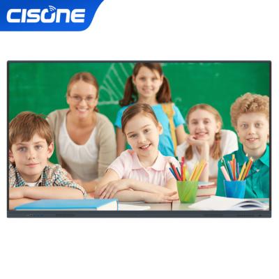 China CISONE Interactive Touch Screen Display School Teacher Digital White Board Educational Smart Board For Smart Classroom 1649.66mm*927.936mm for sale