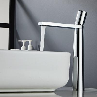 China Factory Direct Sales Chrome High Quality Modern Luxury Bathroom Sink Tall Faucet for sale