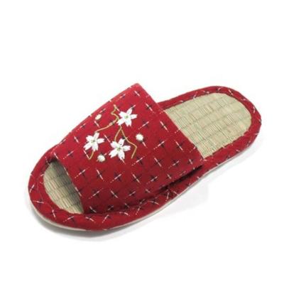 China Summer Open Toe Good Quality Home Use Ladies Slippers Slippers Tatami Slipper for sale