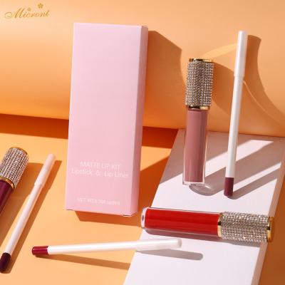 China Matte Liquid Lipstick Matte Lip Waterproof Naked Liner Lip Gloss Moisturizer Long Lasting Lip Gloss for sale