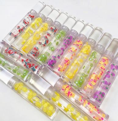 China Custom Wholesale Vegan Glitter Nude Lip Gloss Base Clear Fruit Lip Gloss Lip Gloss Vendor Tubes and Box Waterproof Nude Wholesale Seller for sale