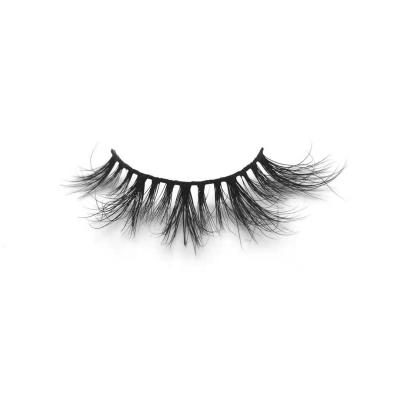 China Deep 2021 new short mink whips glue eyelashes wholsale to make your own eyelash box eyelash vendor customized boxes full strip lashes for sale