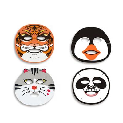 China Cute Moisturizer Animal Cartoon Printing Moisturizing Facial-mask Tiger Penguin Fabric for sale