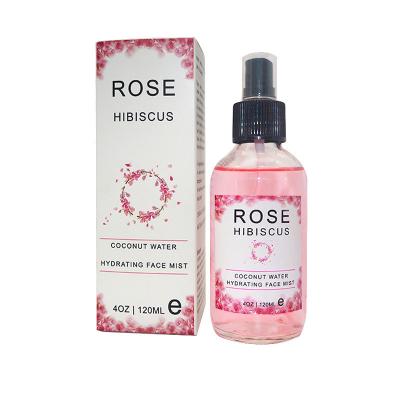 China Natural Rose Water Facial Toner Moisturize Anti Aging Water Wrinkle Toner Face Anti Rose Water Toner Organic Face Spray for sale