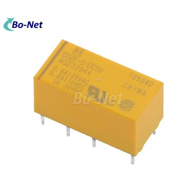 China New original DS2E-S-DC5V relay 8 pin 2A double-open double-end AG232444 DS2E-S-DC5V for sale