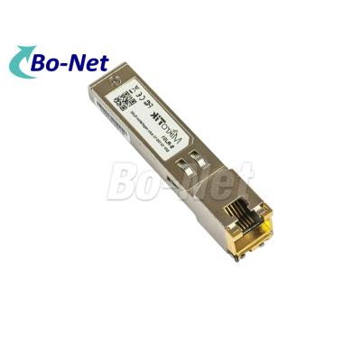 China S-RJ01 copper gigabit RJ45 SFP 10/100/1000M module with gigabit SFP ports available on various networking devices S-RJ01 for sale