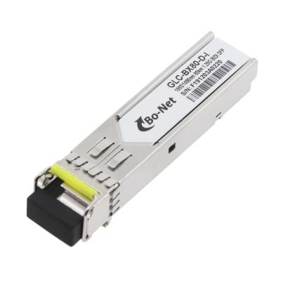 China 1000BASE-BX80-D 80KM Single Fiber BIDI SFP Transceiver Module GLC-BX80-D-I BIDI Compatible with CISC Juniper GLC-BX80-D-I for sale