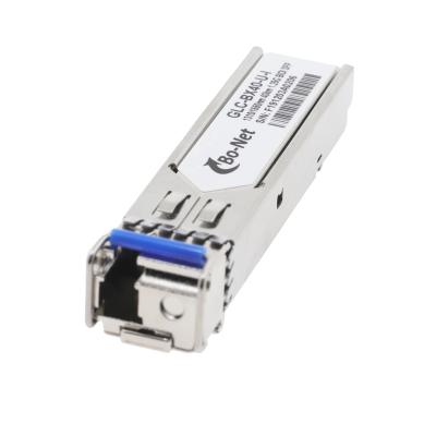 China GLC-BX40-U-I 1000Base-BX40-U 1310nm TX/1550nm RX 40KM BIDI SFP Singlemode Fiber Optic Module GLC-BX40-U-I Transceiver for sale