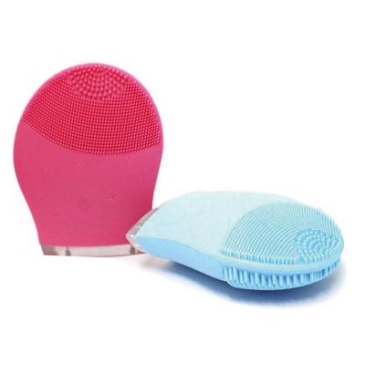 China New Electric Mini Silica Gel Cleaning Instrument Facial Cleansing Brush DEEP CLEANING Hot Sellers 21 for sale