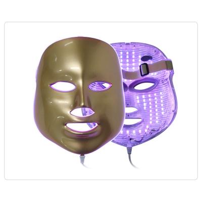 China New 7 Colors LED Dye Removal Mounted Gold LED Therapy PDT LED Light Therapy Photon Therapy Masker for sale